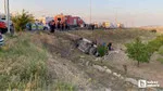 Aksaray'da iki otomobil takla attı, 2'si ağır 8 kişi yaralandı
