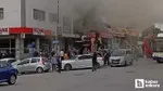 Altındağ'da balıkçı dükkanında yangın