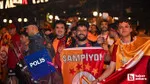 Ankara'da Galatasaray taraftarları şampiyonluğu kutladılar