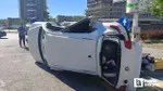 Ankara'da iki araç kafa kafaya çarpıştı: 2'si bebek 6 kişi yaralandı