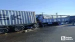 Ankara'da kontrolden çıkan kamyon tıra çarptı: 1 yaralı!