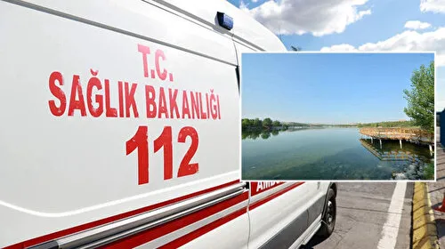 Ankara'da tekneden göle düşen kişi hayatını kaybetti