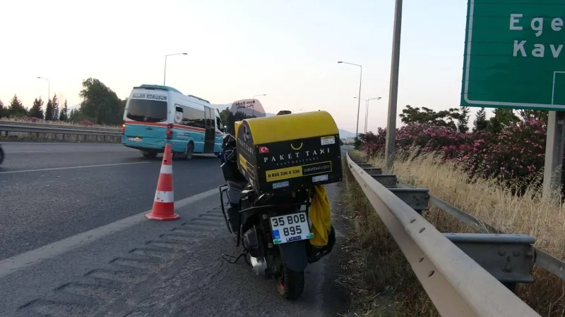 Feci Kaza: Motokurye Hayatını Kaybetti! İzmir Yasta