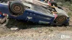 Hitit Rallisi Kabusu! Beypazarı'nda Araç Takla Attı!