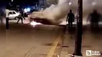 Elmadağ'da Korkunç Anlar! Araç Alevlere Teslim Oldu