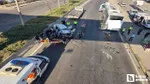 Elmadağ'da Korkunç Kaza! Otomobil Otobüse Çarptı: Yaralılar Var!
