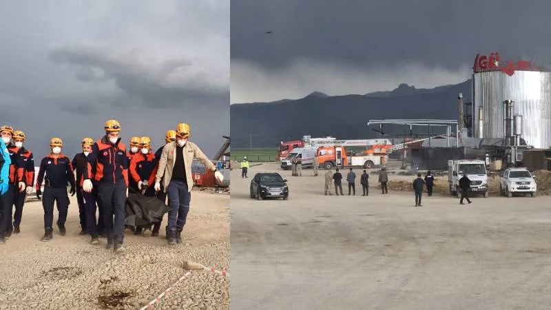 Erzurum'da Korkunç Patlama! Asfalt Tesisinde Faciada 1 Ölü!
