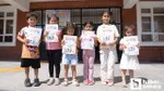 Kahramankazan Belediyesi birinci sınıf öğrencilerine boyama kitabı hediye etti