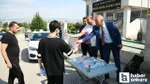 Kahramankazan Belediyesi YKS'ye giren öğrencilere ikramda bulundu