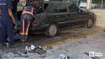 Kahramankazan'da park halindeki otomobilde yangın çıktı