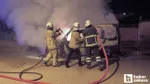 Kırıkkale'de Korkunç Anlar! Seyir Halindeki Araç Alev Alev Yandı!
