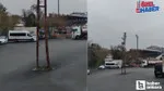 Etimesgut'ta Yol Ortasında Tehlike! O Direk Kazaya Mı Davetiye?