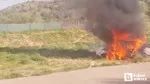 Çankaya'da Korkunç Anlar! Otomobil Alevlere Teslim Oldu!