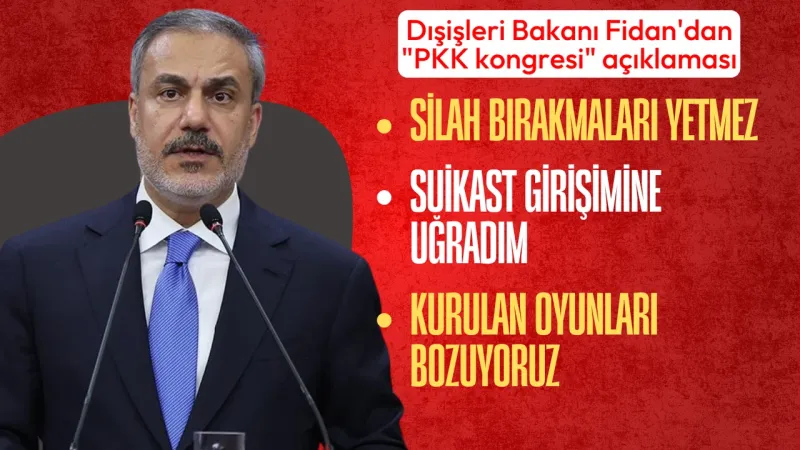 Hakan Fidan'dan Zehirli Suikast İtirafı! PKK'ya Tarihi Çağrı