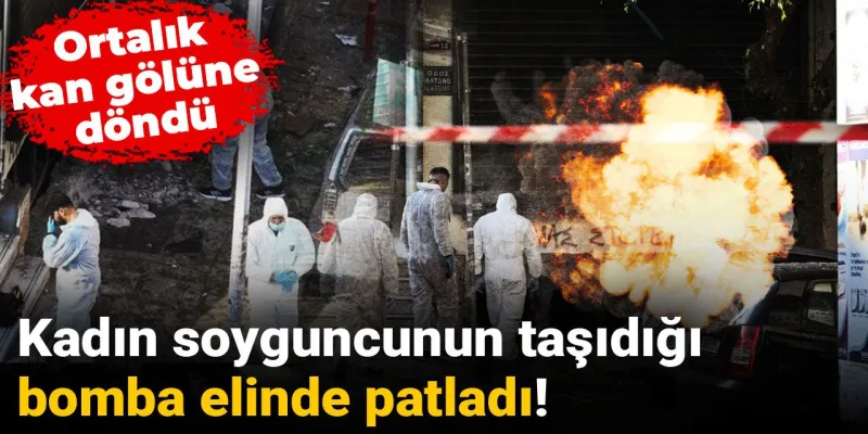 Bomba Kadının Elinde Patladı! Selanik'te Kan Donduran Anlar