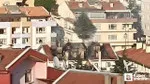 Keçiören'de Bina Alevlere Teslim! Çatı Yangını Paniği