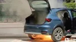 Konya'da Kabus! Açık Kablolar Yüzünden Araba Alev Aldı!
