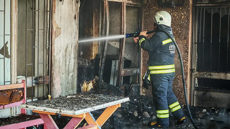 Tekirdağ Malkara'da Korkunç Depo Yangını! Alevler Yükseldi!