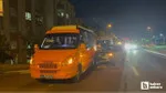 Polatlı'da dolmuş ile otomobilin karıştığı kazada 1 kişi yaralandı