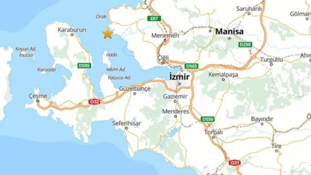 Son dakika... İzmir Körfezi'nde 3.7 büyüklüğünde deprem