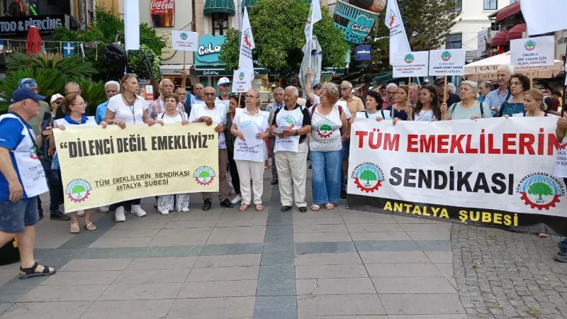 Tüm Emekliler Sendikası Antalya Şubesi: Bayram ikramiyesi ödeneği yılda dört defaya çıkarılsın