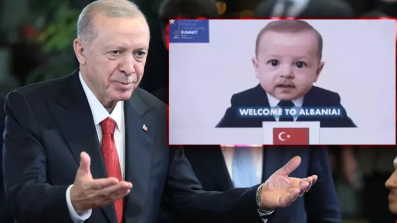 Yapay zeka ile oluşturulan "bebek hali" gündem olmuştu! Erdoğan'dan ilk yorum