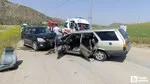 Yozgat'ta Feci Kaza: Cip ve Otomobil Çarpıştı! 6 Yaralı!